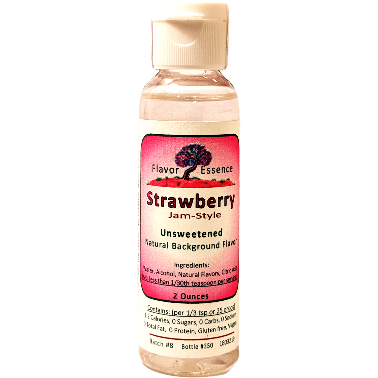 Flavor Essence STRAWBERRY (Jam-Style) -Unsweetened Natural Flavoring Flavor Essence STRAWBERRY (Jam-Style) -Unsweetened Natural Flavoring