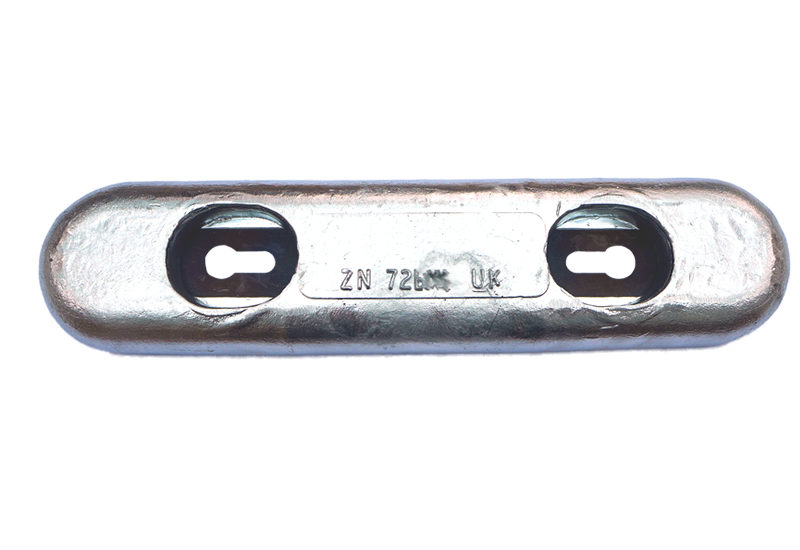 UK Anodes Zinc Flat Bar Anode (ASZ1128) 7.25Kg