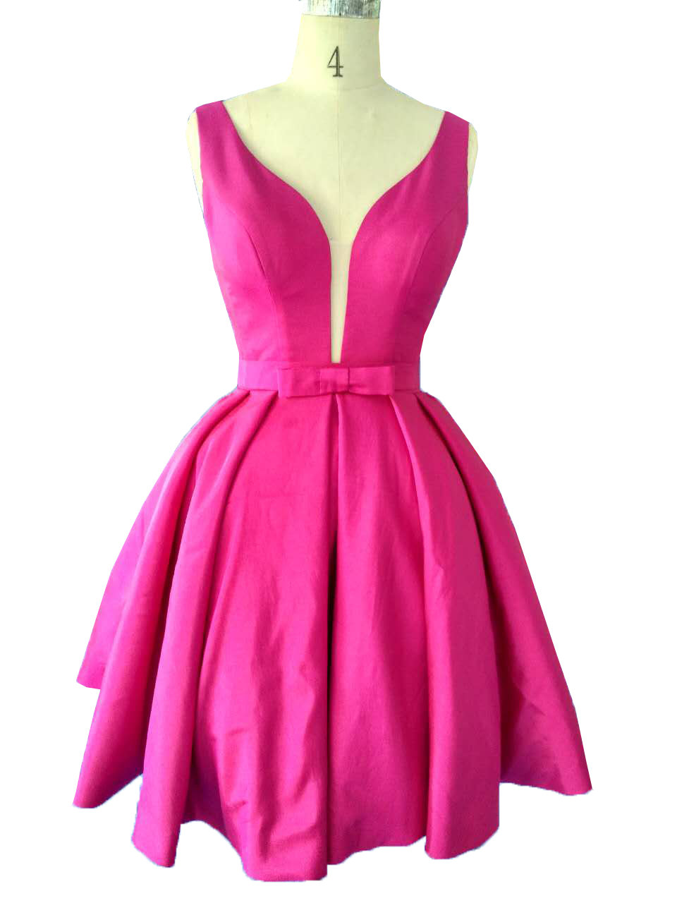 Hot Pink Short Dress On Hanger