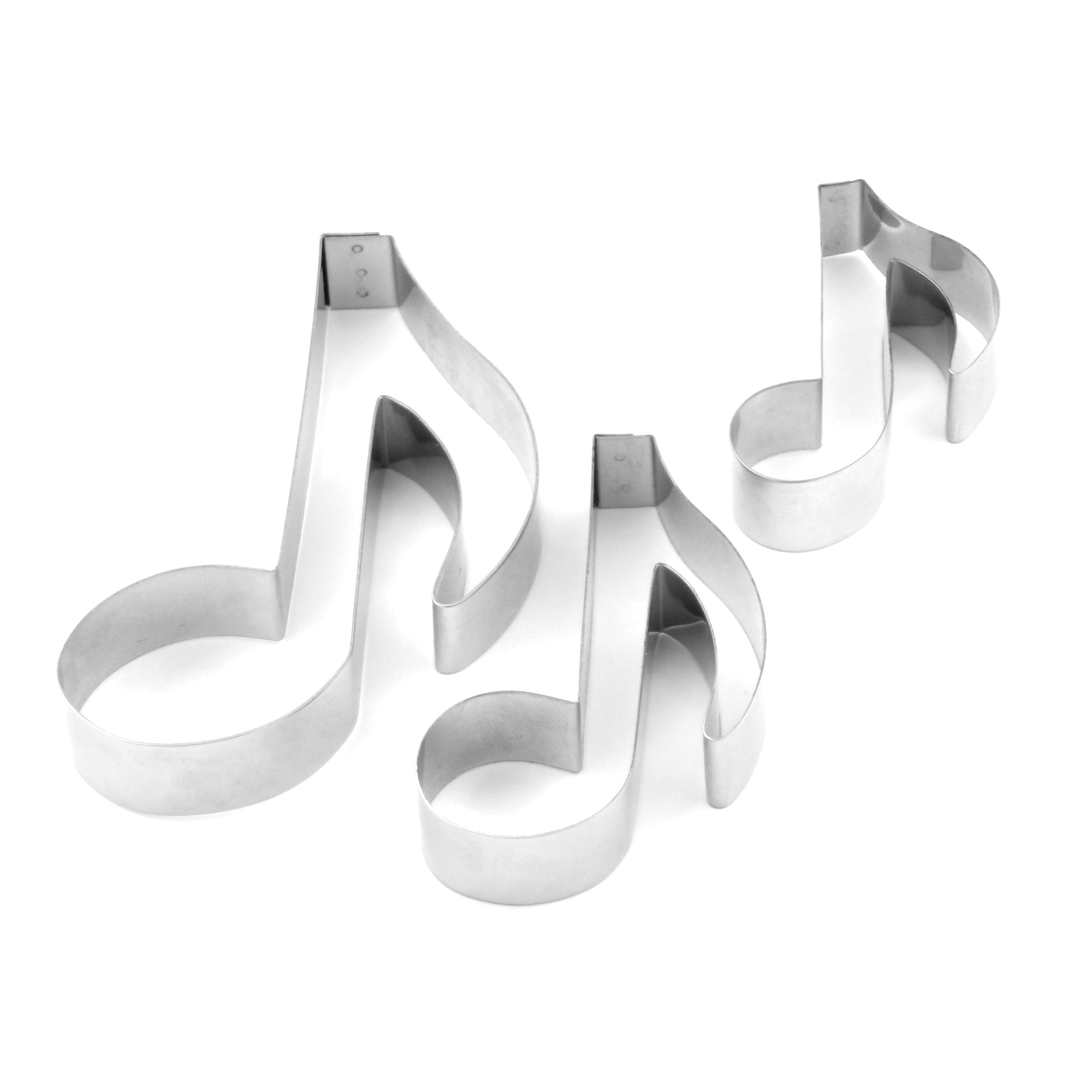 Musical Note Sugarcraft Cutters - Set of 3 (Lindy's) SKU18840