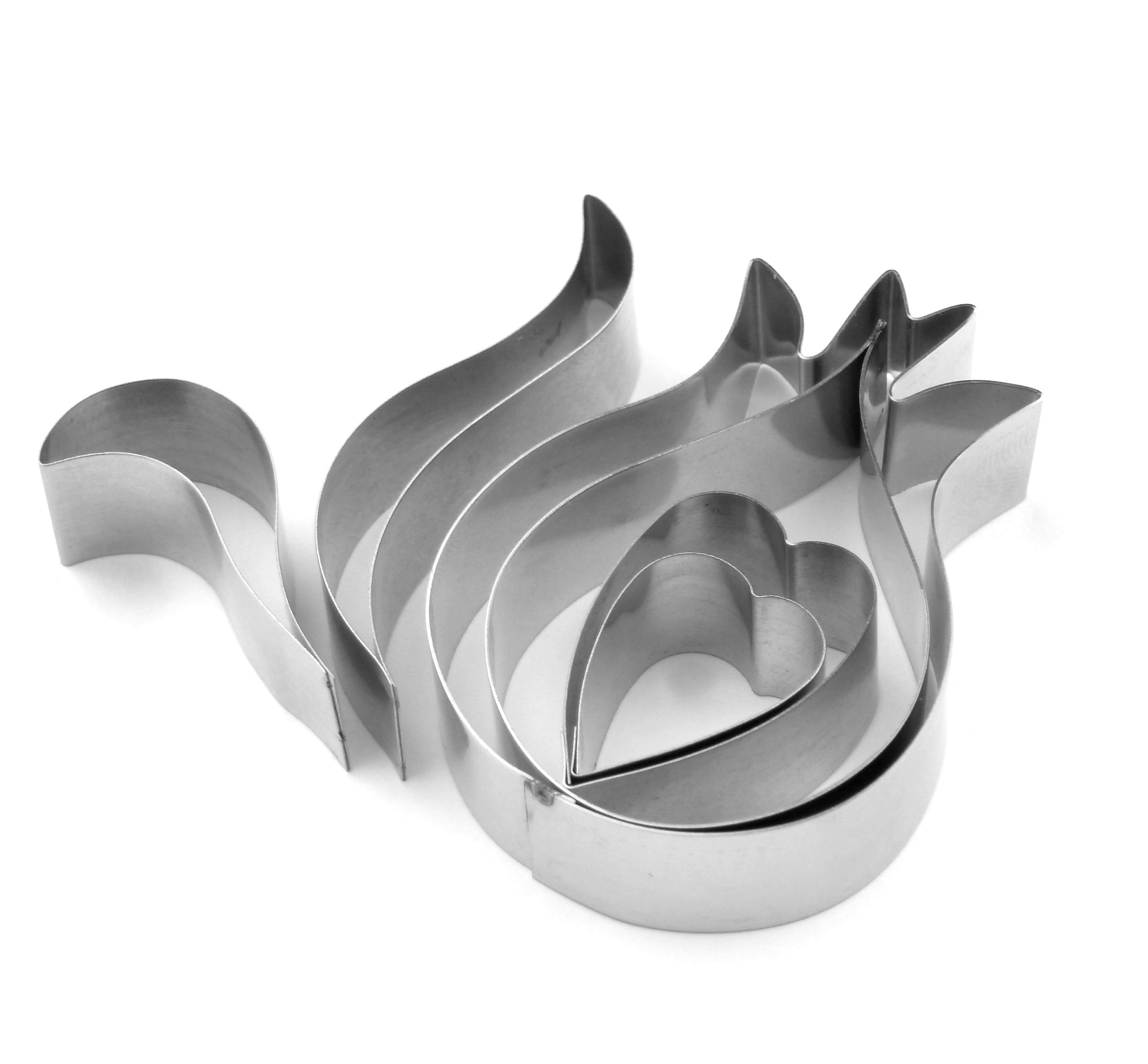 Peacock Feather Sugarcraft Cutter Set (Lindy's) SKU178931231213111