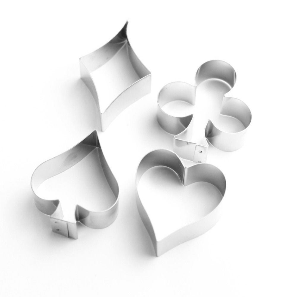 Card Suit Sugarcraft Cutters (Lindy's) SKU17885