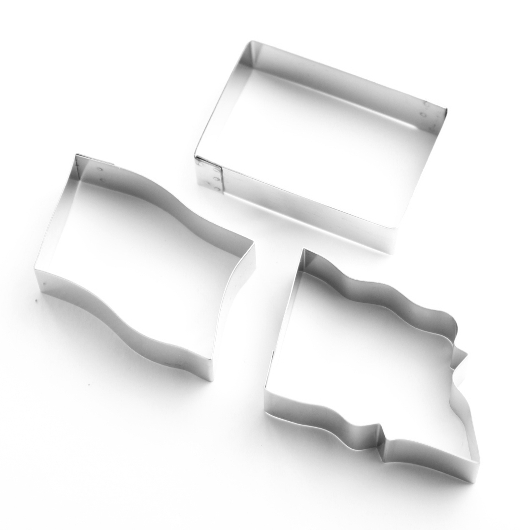Flag Sugarcraft Cutters - Set of 3 (Lindy's) SKU18839