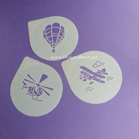 Air Transport Cupcake Stencil Set - Lindy's (LC201) SKU1894657