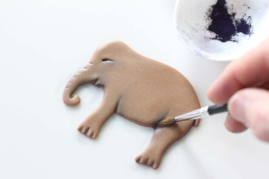 Adding the detail to make the elephant come alive