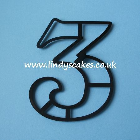 Number '3' Extra Large Cutter (Patchwork Cutters) SKU187811121111111212