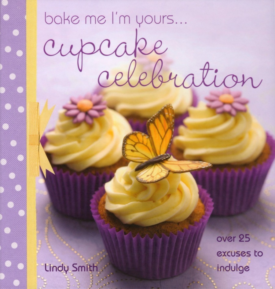 Monarch butterfly cutter used to created this exquisite butterfly on the cover of Lindy Smith's 'Bake ame I'm yours...cupcake celebration' book