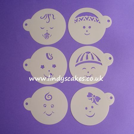 Baby Face Stencils (C736) SKU187251