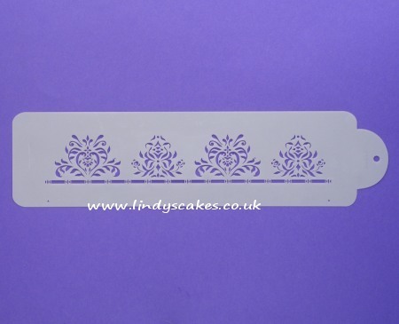 Damask Border Stencil - 2x2 Patterns (C129T) SKU17966