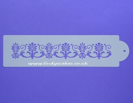 Fancy Fleur-De-Lis Stencil (C123T) SKU17994