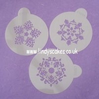 Five Point Medallion Cake Stencil (C322) SKU17823