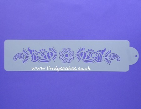 Mehndi Side Design Stencil (C393) SKU18002