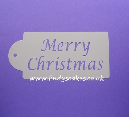 Christmas - 'Merry Christmas' Word Stencil (C016) SKU17954