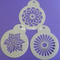 Modern Flower Stencils (C559) SKU17831