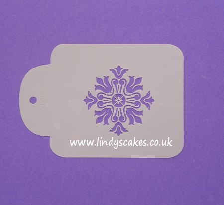 Rosette Stencil (C149) SKU17834
