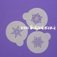 Snowflakes - Mini Crystal Snowflake Stencils (C746) SKU178223