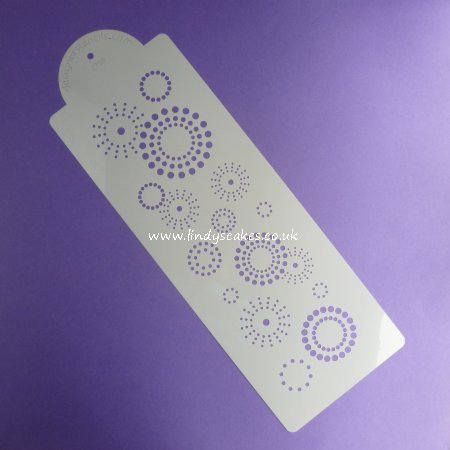 Starburst Cake Side Stencil (C753) SKU180002