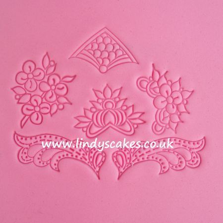 Lace Motif Embossing Stamps - Set 19 SKU1780911111111111
