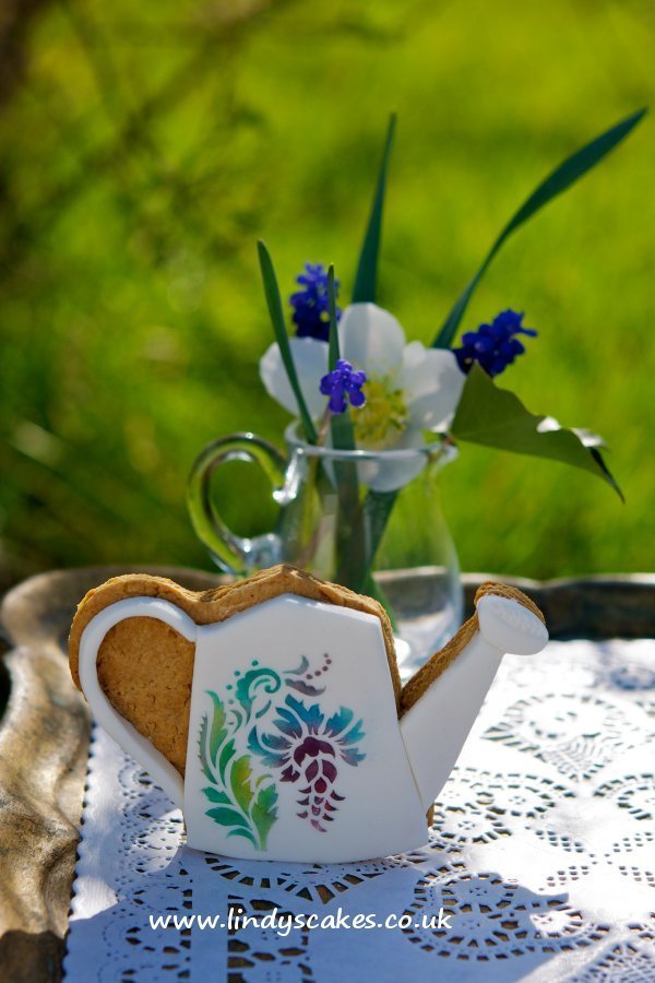 Floral Cupcake Top Stencils