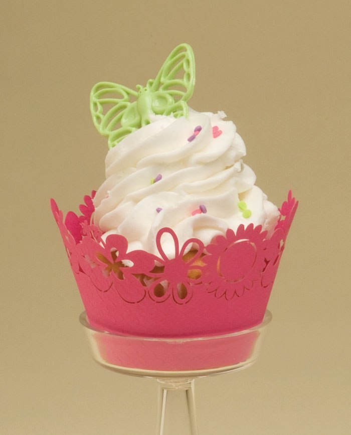 Happy Flowers (Watermelon) Cupcake Wrappers SKU181872112