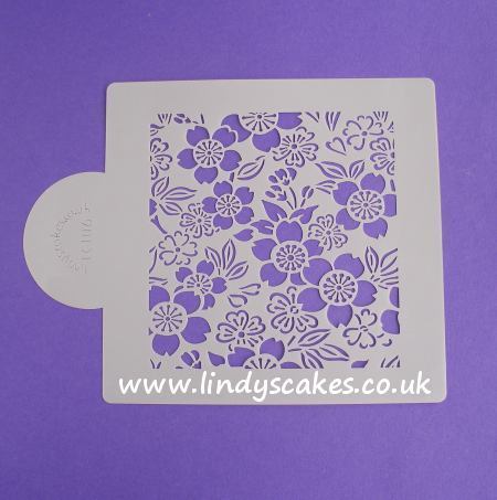 Cherry Blossom Stencil (LC106) | Lindy's Cakes SKU18009