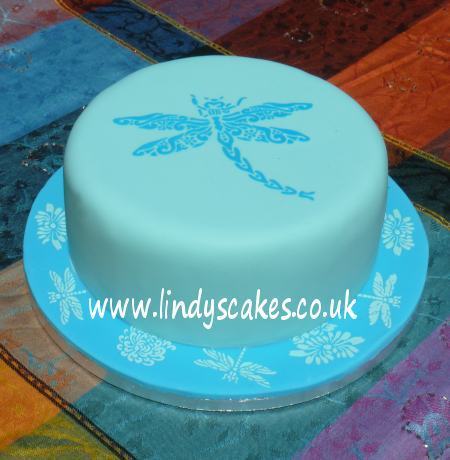 Dragonfly Cake Top Stencil - Lindy's (LC118) SKU18855