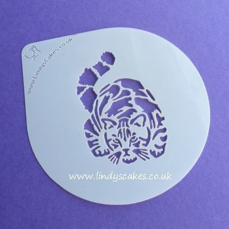 Cat - Gorgeous Tabby Cat Stencil - Lindy's LC204 SKU189465726