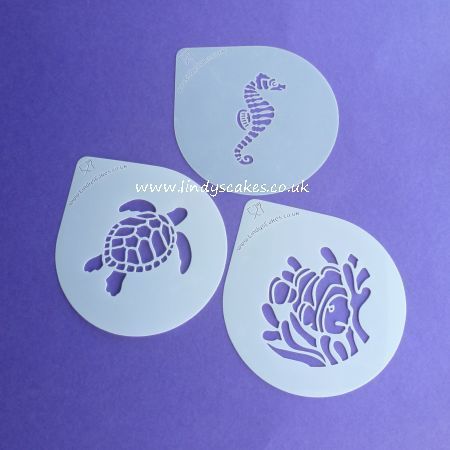 Marine Life Cupcake Stencil Set - Lindy's (LC200) SKU18946572