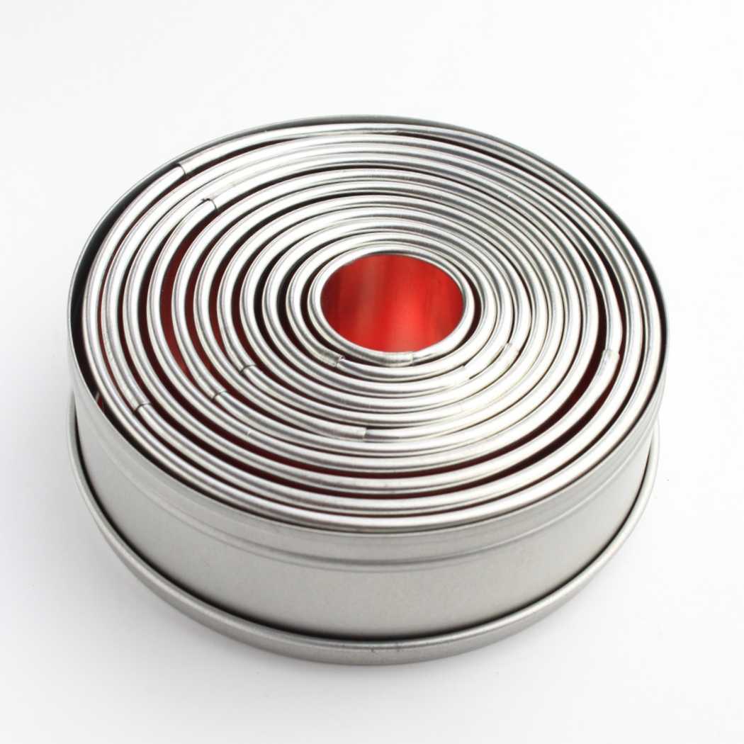 Round Pastry Cutters (Tin of 11) SKU18031