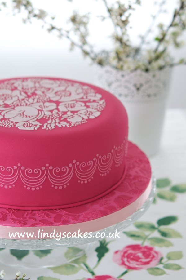 Circular Cake Top Stencil