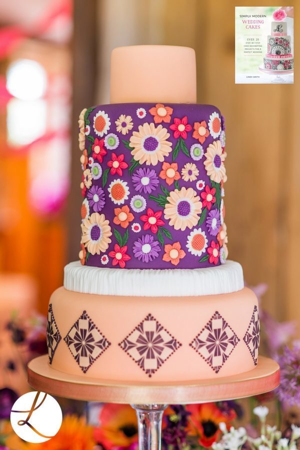 Retro Circle Stencil for Cake Decorating