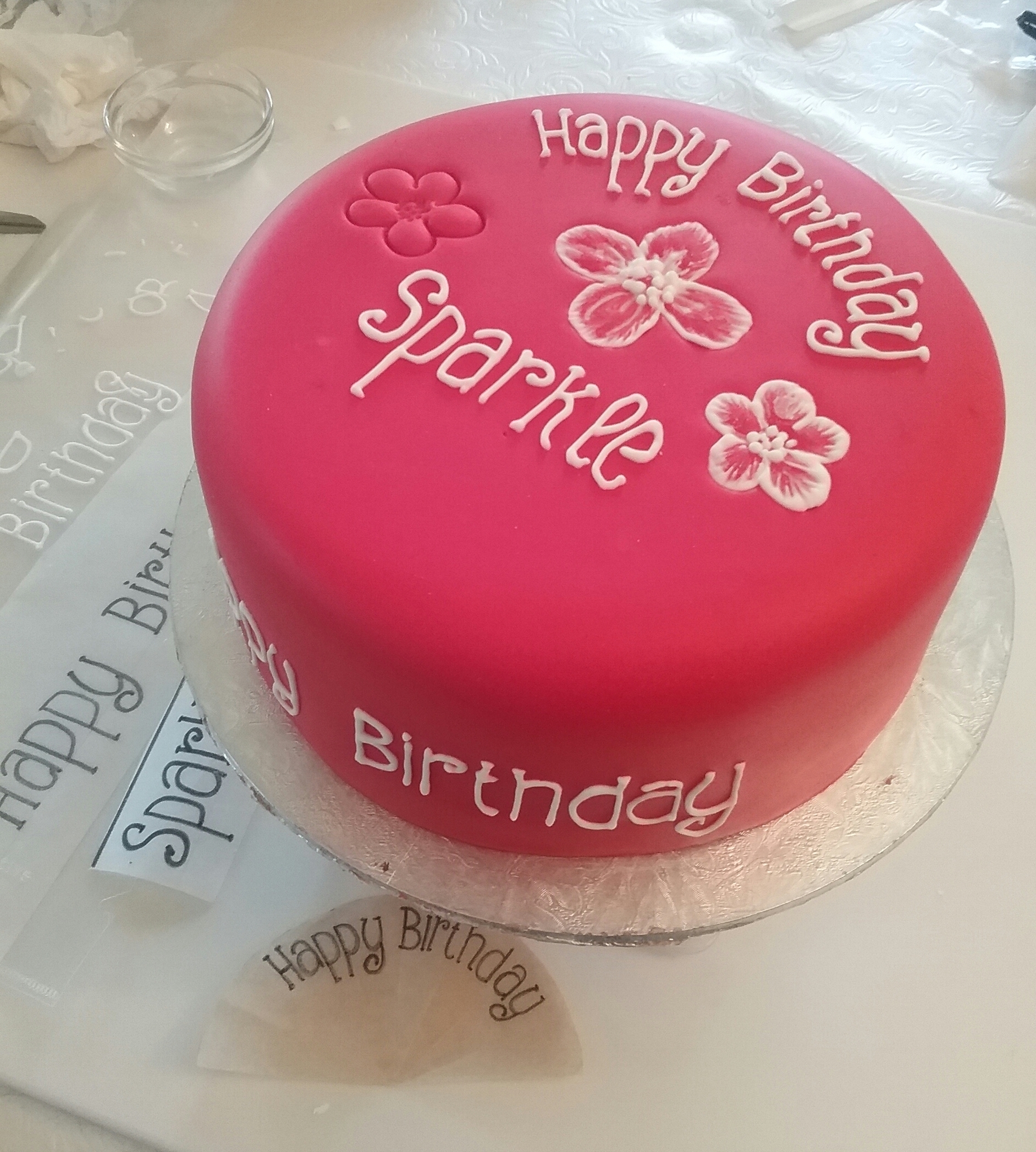 A royal icing day 1-2-1 cake decorating class