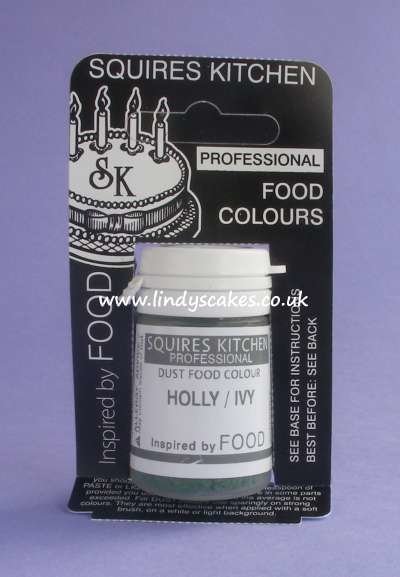 Green - Holly / Ivy Professional Dust Food Colour 4g (SK) Green - Holly / Ivy Professional Dust Food Colour 4g (SK)