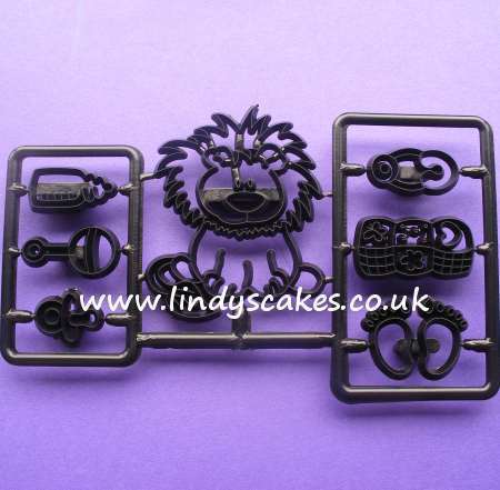 Baby Lion and Nursery Items Cutters and Embossers (Patchwork Cutters) SKU17620