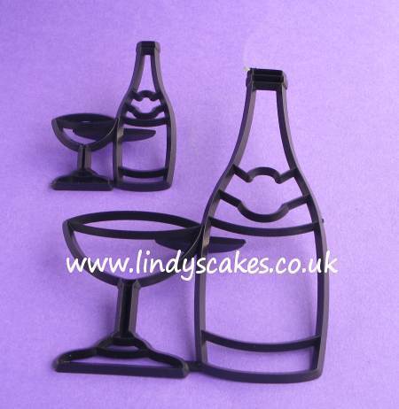 Bottle and Glass Cutter and Embosser Set (Patchwork Cutters) SKU17627