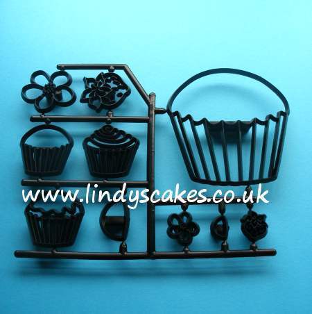 Cupcakes Cutter and Embossing Set (Patchwork Cutters) SKU17644
