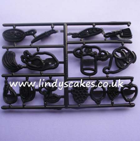 Fruit and Cooking Utensil Cutter/Embossing Set (Patchwork Cutters) SKU17661