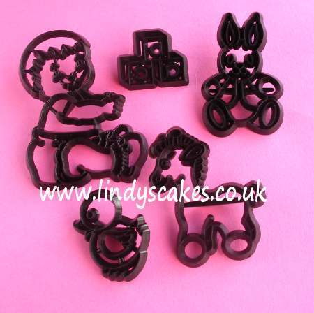 Nursery Cutter and Embossing Set (Patchwork Cutters) SKU17689