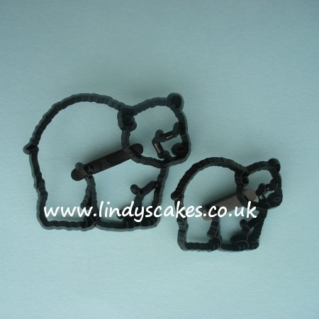 Polar Bear Cutter and Embossing Set (Patchwork Cutters) SKU17729