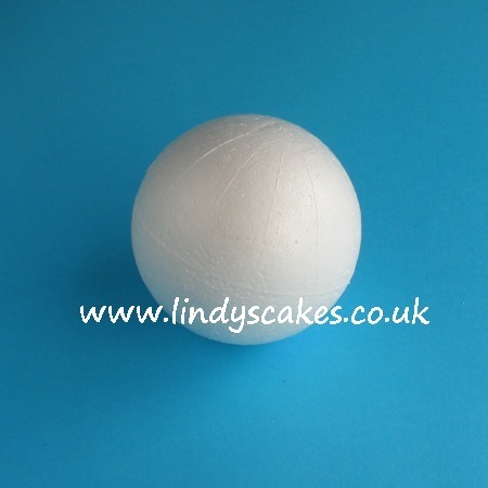 10cm (4in) Ball Shaped Polystyrene Cake Dummy SKU177961