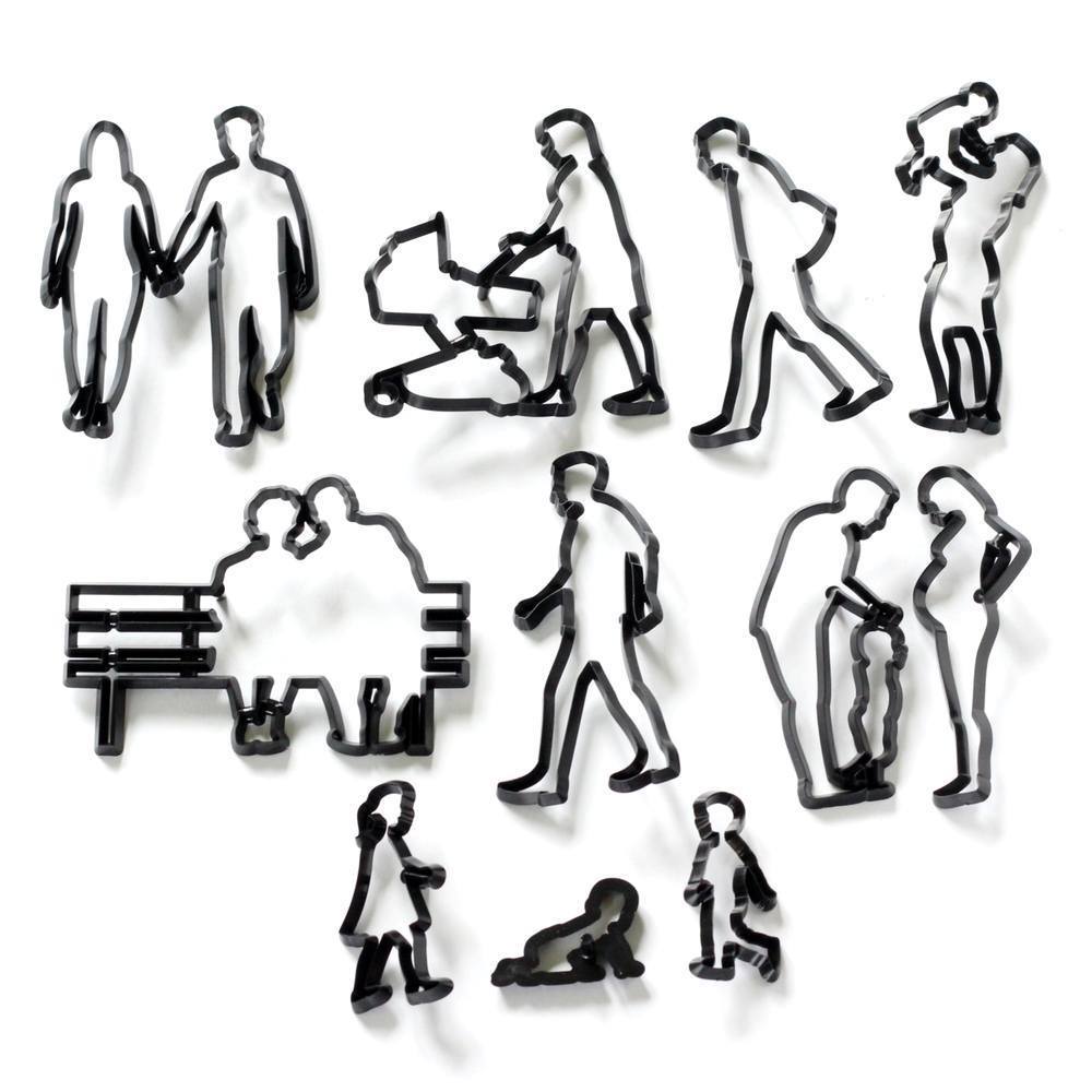 Family silhouette cutter set (Patchwork Cutters) SKU00008
