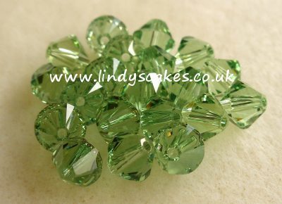 Green - Peridot Green Swarovski Crystals (6mm) SKU175592