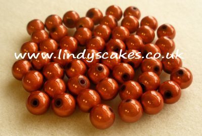 Brown - Amber Miracle Beads (8mm) SKU1762111