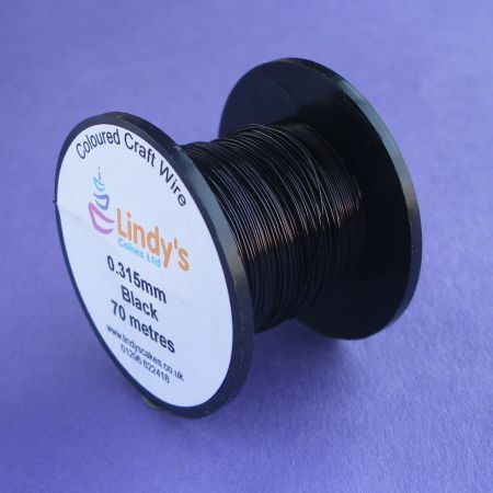 Black Coloured Copper Craft Wire (0.315mm) SKU176641721111111111
