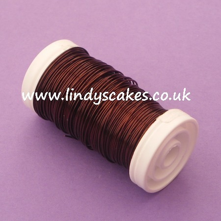 Brown - Dark Brown Metallic reel wire 0.5mm (100g) SKU17674131