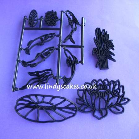 Water Lily and Fish Cutter and Embossing Set (Patchwork Cutters) SKU17909