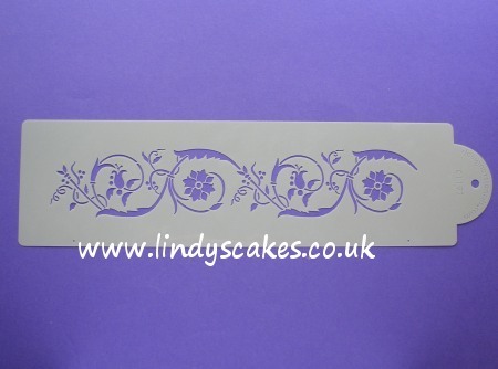 Flower Scroll Stencil (C119) SKU17998