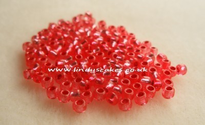 Pink - Hot Pink Japanese Silver Lined Rocailles SKU1767813122