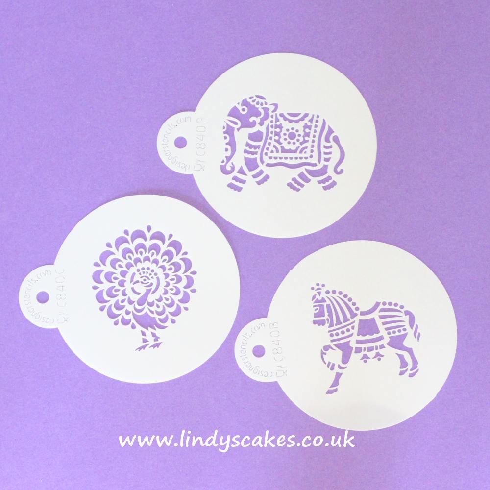 Indian Animal Stencils (C840) SKU00006