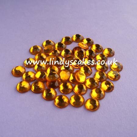 Brown - Topaz Stick-on-Stones (7mm) SKU182134